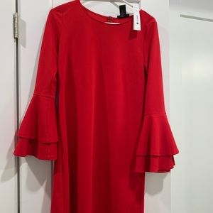 Bell sleeve A Line Dress